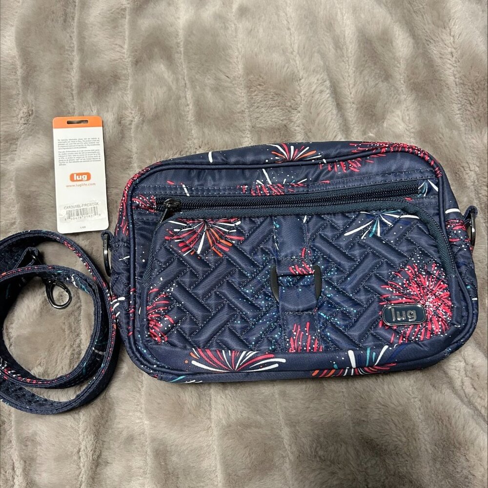 Lug Carousel Fireworks Navy - Like New